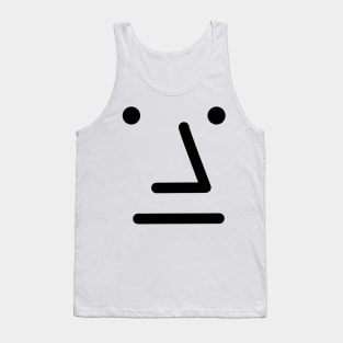 Classic NPC Wojak Face 4chan Meme Tank Top